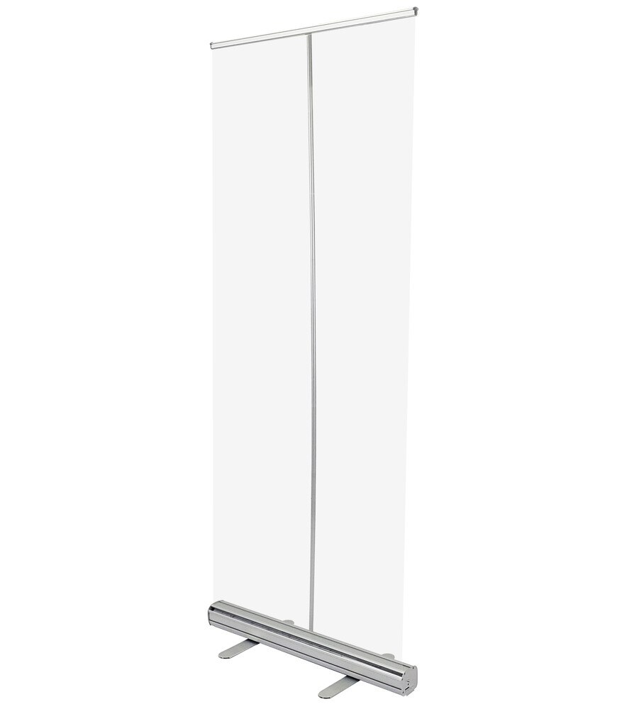 ONE CHOICE® Clear Retractable Banners — 33.5 in Good Roll Up (banner)